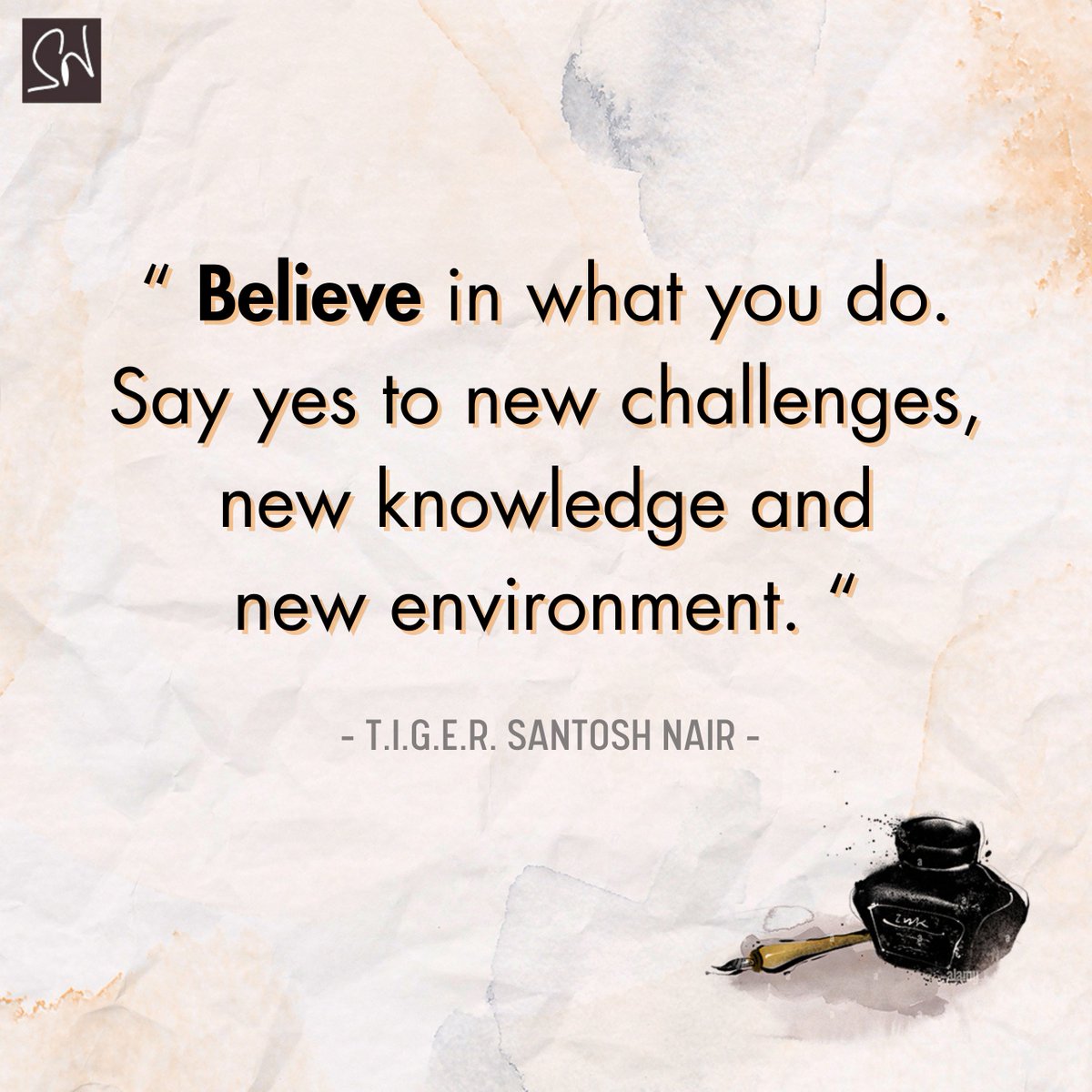 IamSantoshNair's tweet image. Believe in the power of your actions. Say &apos;yes&apos; to new challenges, knowledge, and environments—each step is a leap towards growth. Embrace the unfamiliar and watch your horizons expand. 🌟 Are you ready to step into your greatness? #EmbraceChange #SayYesToGrowth #SNWISDOM