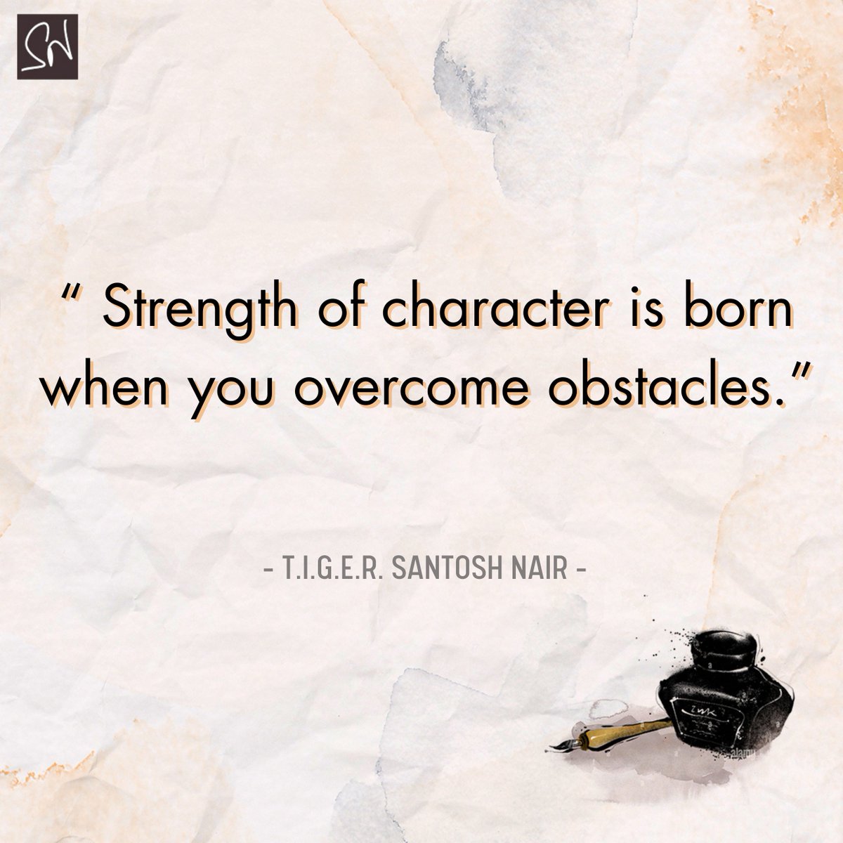 IamSantoshNair's tweet image. Strength of character isn&apos;t inherited—it&apos;s forged through overcoming obstacles. Each challenge you face is an opportunity to grow stronger. Embrace your battles and build your resilience. 💥 #CharacterStrength #OvercomeObstacles #SNWISDOM