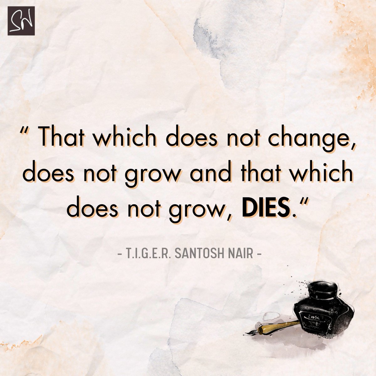 IamSantoshNair's tweet image. Change is the heartbeat of growth. Without it, stagnation takes hold and potential fades. Embrace transformation and keep evolving. Are you ready to grow and thrive? 🌱 #ChangeToGrow #EmbraceChange #SNWISDOM