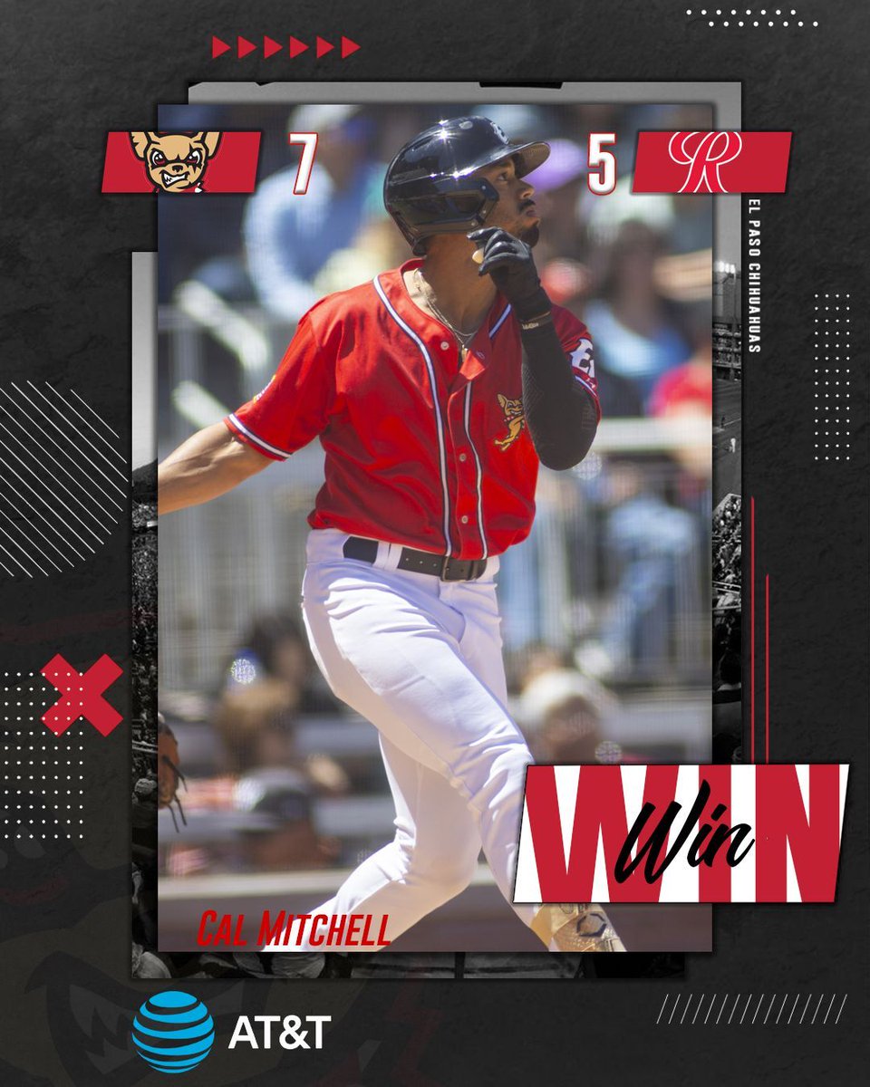 Cal Mitchell went 3-for-4 at the plate in the Chihuahuas win over Tacoma. Tune in to 600 ESPN El Paso tomorrow with Tim Hagerty at 7:05pm.