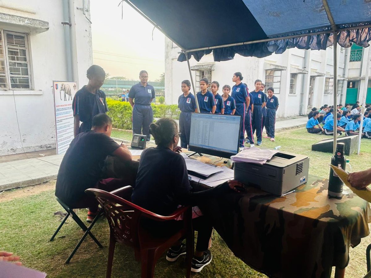 CATC-02 of NCC cadets of 60 Assam Girls Bn NCC, Guwahati and other units of NCC Gp HQ, Guwahati under NCC Dte NER, Shillong started wef 23 Apr 24 to 02 May 24 at Narangi Transit Facility (NTF), Narangi. This camp will also be an eligibility criteria for A, B & C certificate Exam.