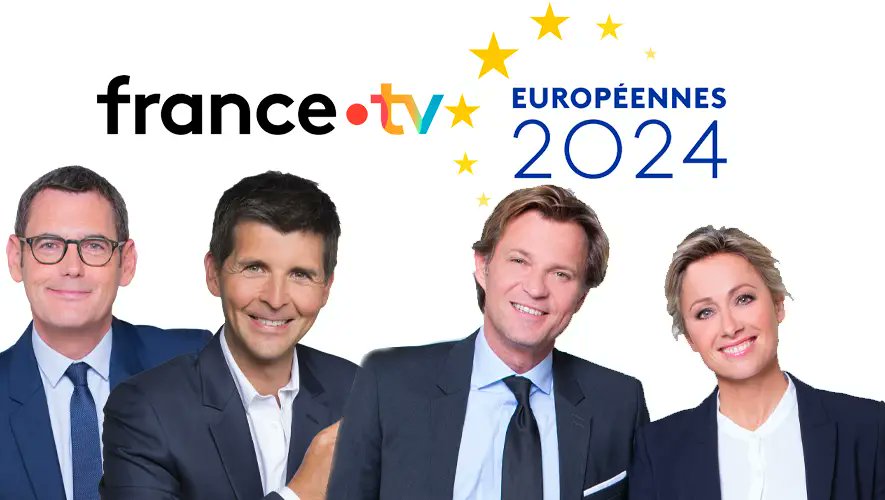 📺#Medias: France Télévisions dévoile son dispositif spécial élections #Europeennes2024 pour la fin avril, le mois de mai avec 2 émissions spéciale et le grand soir du 9 juin ➡️wecastmedia.fr/france-televis…