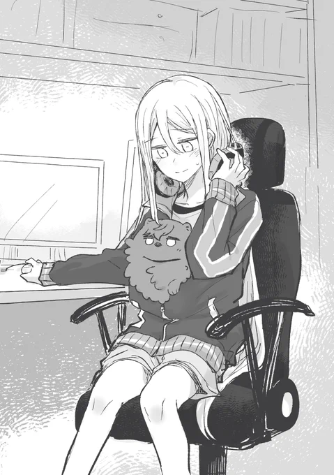 #今日のあちゃポメ
新曲のデモが聞きたいらしい 