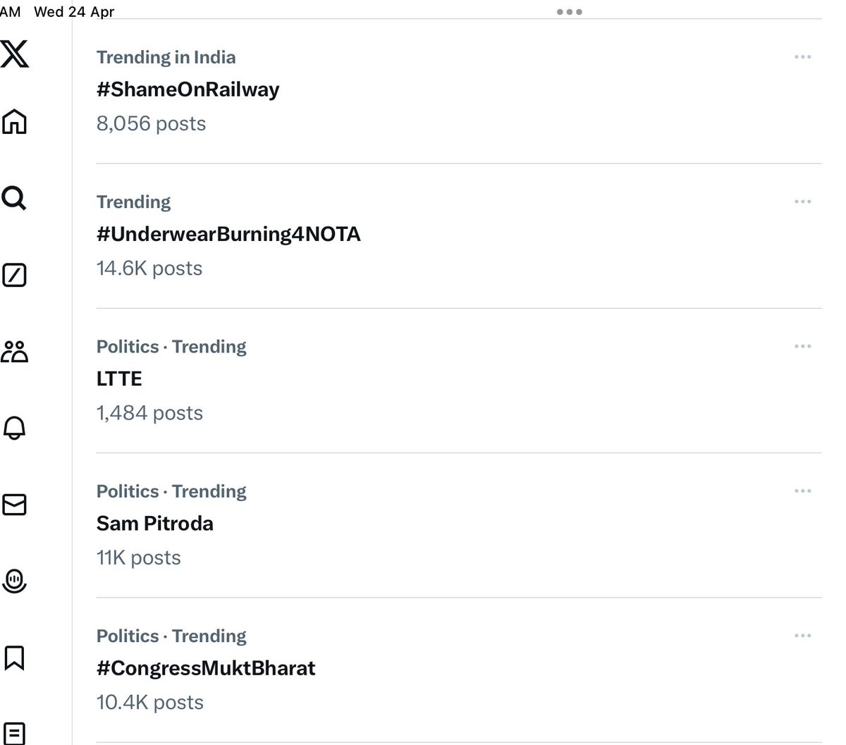 #UnderwearBurning4NOTA is trending. Why? 

National wants to know . @republic @Republic_Bharat 

Ask @realsiff