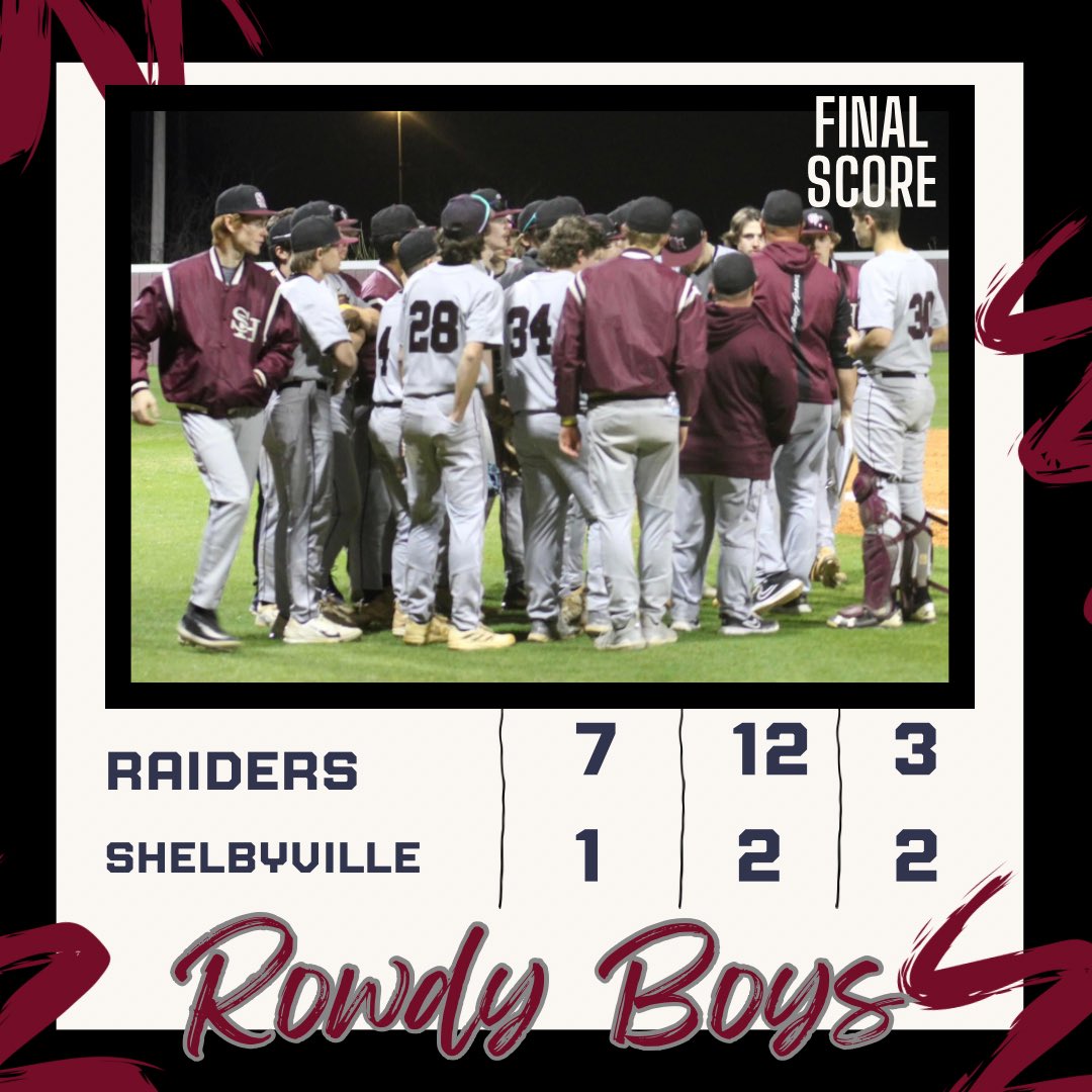 SHHS Raider Baseball tweet media