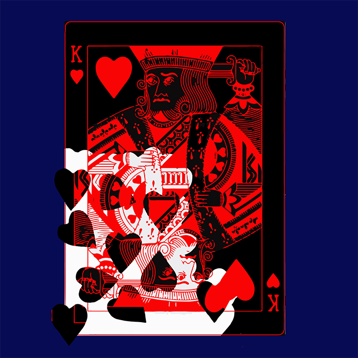 deviantart.com/tristanmswims/…… #playingcards #abstractart #compistion #king #kingofhearts #digitalart