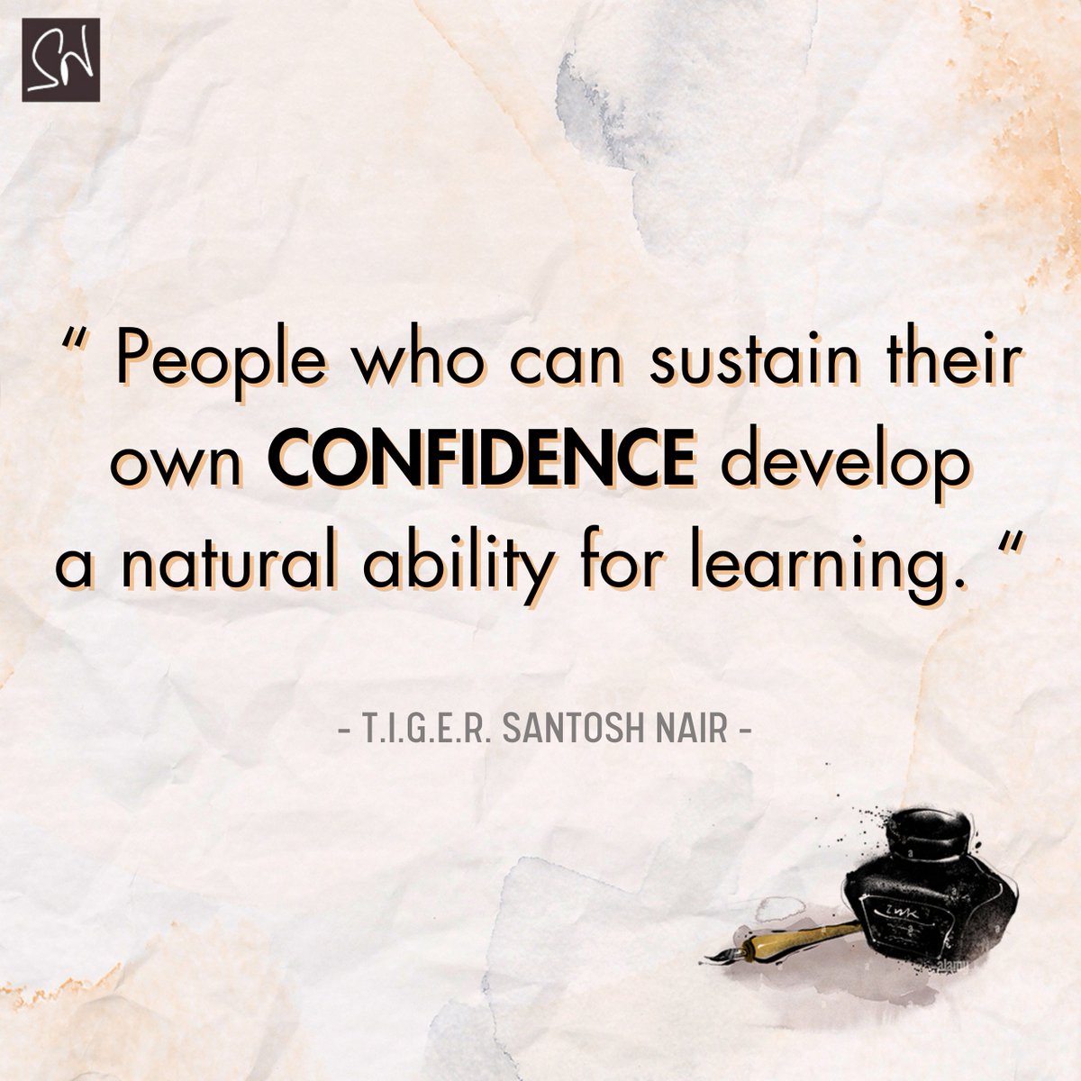 IamSantoshNair's tweet image. &quot;People who nurture their confidence gain a natural affinity for learning. This self-assured curiosity opens doors to endless knowledge and growth. Are you ready to unlock your learning potential? 📚 #ConfidenceLeadsToLearning #LifelongLearner #SNWISDOM