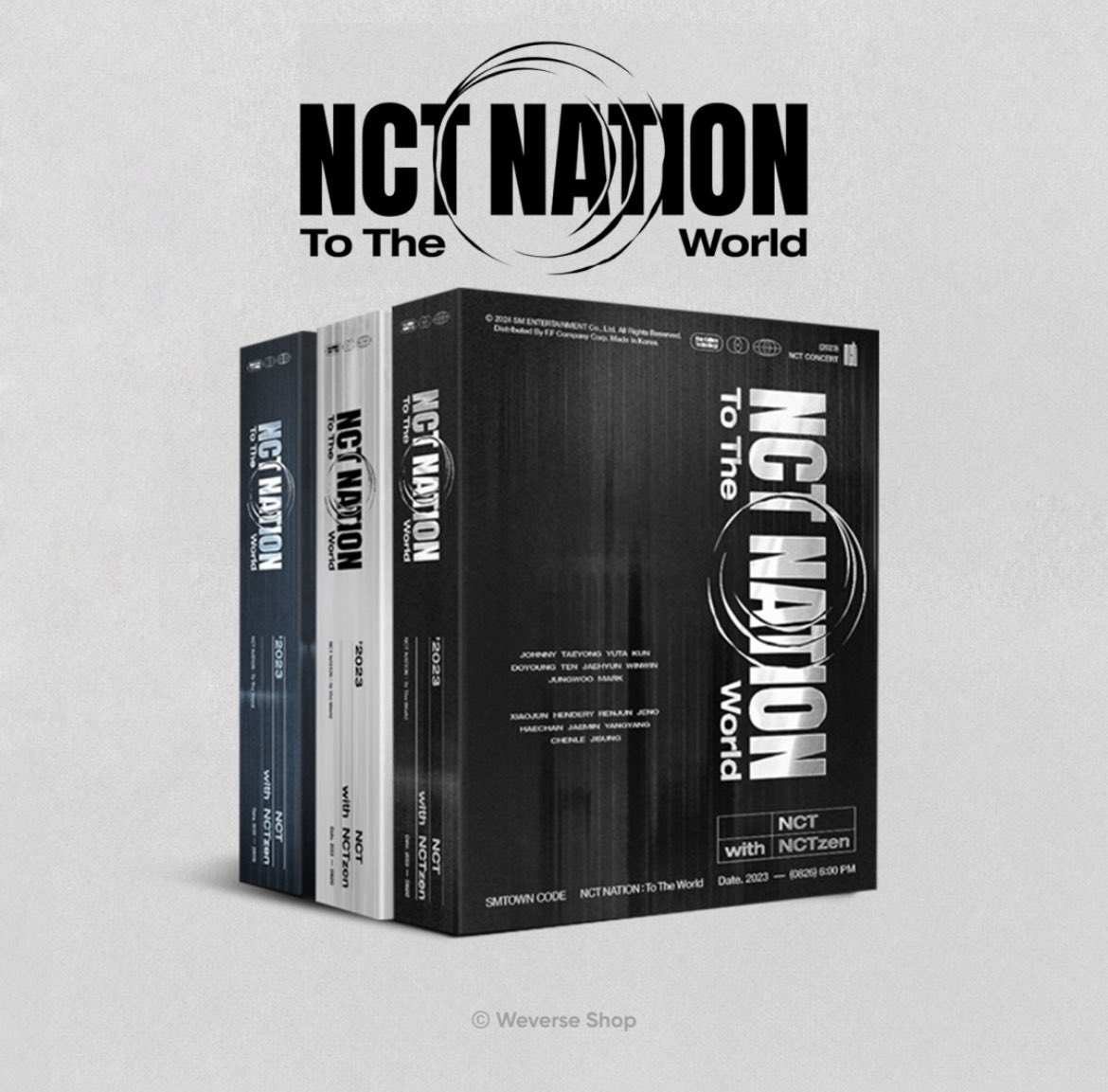 kpopmarketmy's tweet photo. 2023 NCT CONCERT - NCT NATION : To The World in INCHEON

DVD - RM230
SMTOWN CODE - RM265
BLURAY - RM265

*Price included international shipping and local shipping to WM. No second payment needed 

 #pasarNCT #pasarNCTmy https://t.co/fOppUfv4ev