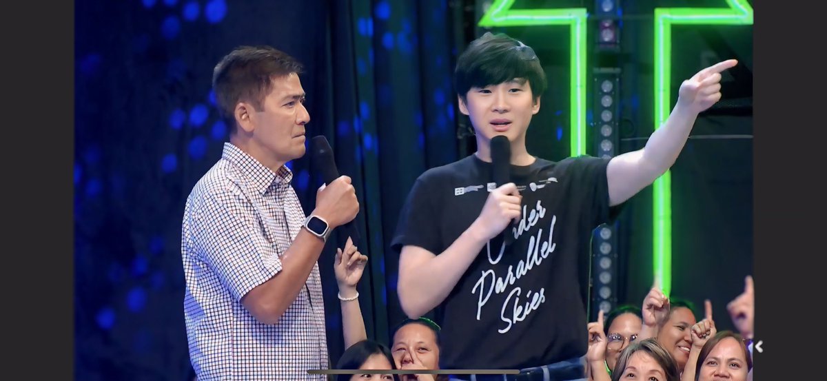 Our CEO @richardjuan playing PeraPhy at @EatBulaga