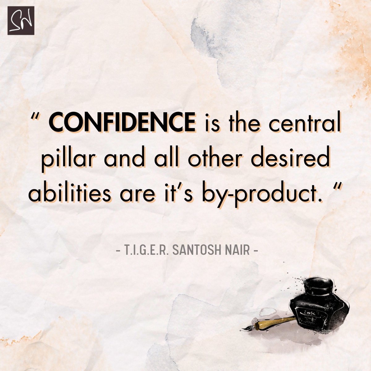 IamSantoshNair's tweet image. Confidence is the central pillar from which all other abilities spring forth. Cultivate it, and watch as a multitude of skills blossom as its by-products. Stand tall on your pillar of confidence. 🌟 #ConfidenceIsKey #FoundationOfAbilities #SNWISDOM