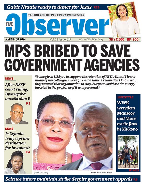 MPs bribed to remove term & age limits
MPs bribed to vote @AnitahAmong
MPs bribed to pass supplementary budget
MPs bribed to pass statehouse budget
MPs bribed to give Atiak & Pinneti billions
MPs bribed to retain @UNRA_UG
MPs bribed to keep quiet about corrupt @AnitahAmong