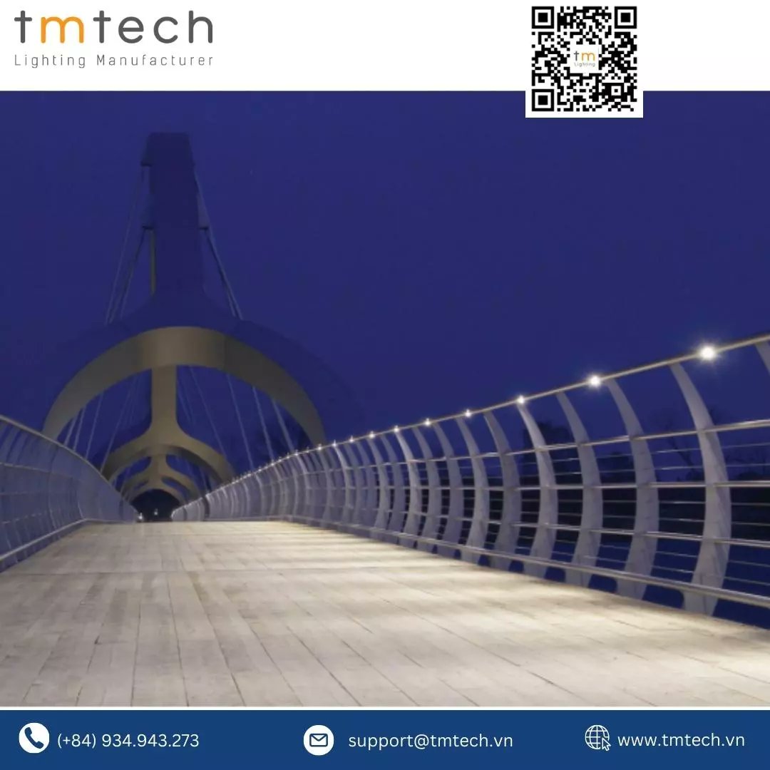 ✨📌Lumio series bridge handrail lights: Effective lighting solutions for bridges 👉Discover more: tmtech.vn/products/poles… ☎Contact us now for a free consultation! #tmtech #tmtechvietnam #tmtechlighting #tmtechmanufacturer #outdoorlighting #outdoorlights #outdoorlightingdesign