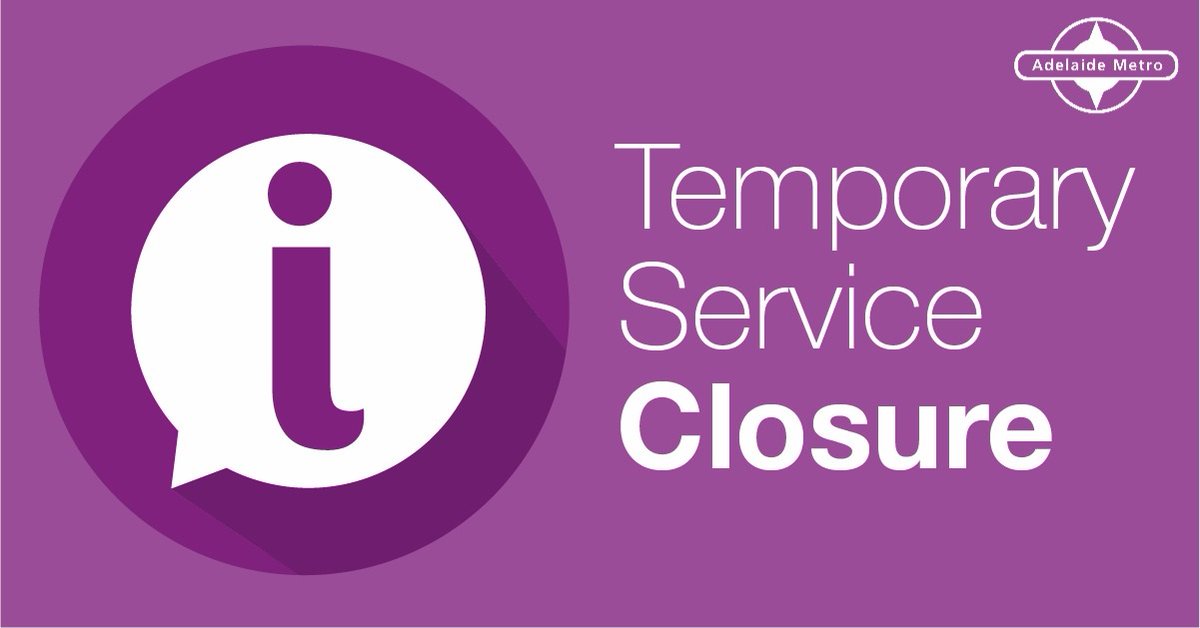 Train services are currently suspended on the Seaford line between Adelaide and Oaklands.

Services are running normally from Oaklands to Seaford. More:
adelaidemetro.com.au/service-disrup…