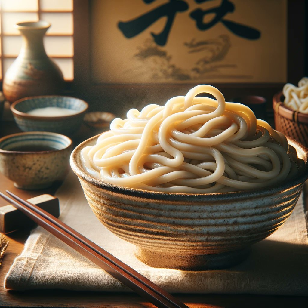 Did you know Sanuki Udon from Kagawa is famous for its firm and chewy texture? It's a must-try in Japan! 🇯🇵 

#food #SanukiUdon #JapaneseCuisine