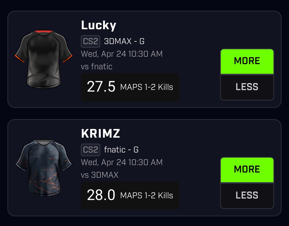 #CS2 💣

$250 TO A FOLLOWER WHO LIKES❤️

LETS MAKE IT 3 INA ROW🔐

4/6 MANS IN -> discord.gg/Ce2VpFvj 💎

GAME STAYS CLOSE = WE CASH 🍀

#PrizePicks #GamblingX #Underdog #Esports #Nuke