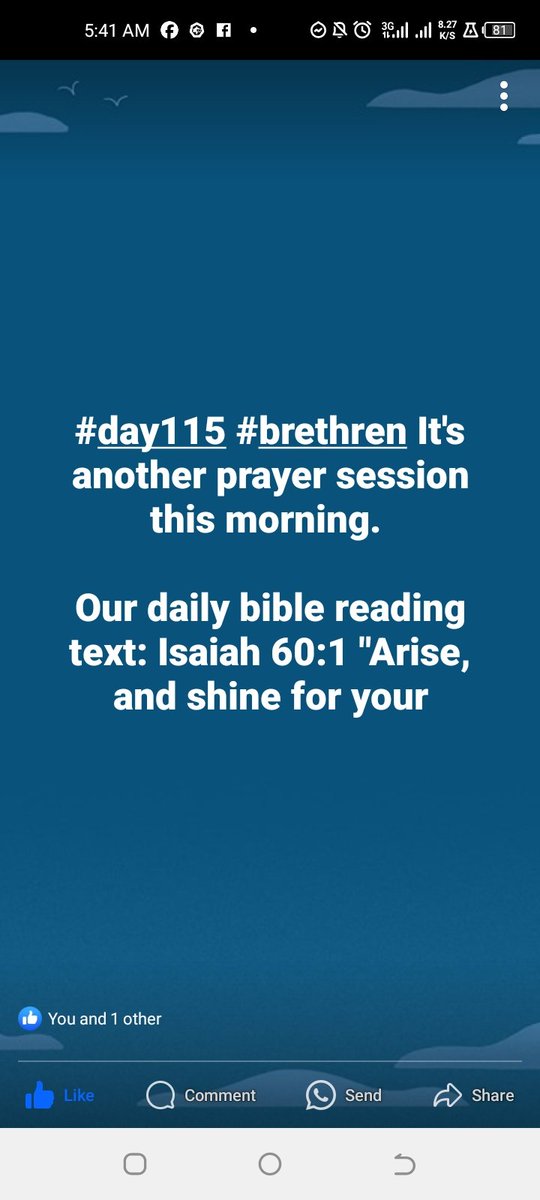 ARISE, SHINE AND REFLECT GOD'S GLORY.

#day115 #newday #wednesdaymorning #Isaiah60 #verseoftheday #light #Arise #shine #glory #radiant #LightShineBright #God #LordJesus #world #7amFirePrayers #RCCG #oyewolesam28 #samueloyewole #samueloyewoleglobal #MFMWorldWide #MFM