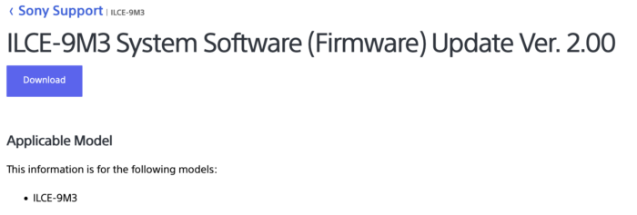 Finally: New Sony A1 2.01 firmware update bug fix and new A9III - sonyalpharumors.com/finally-new-so…