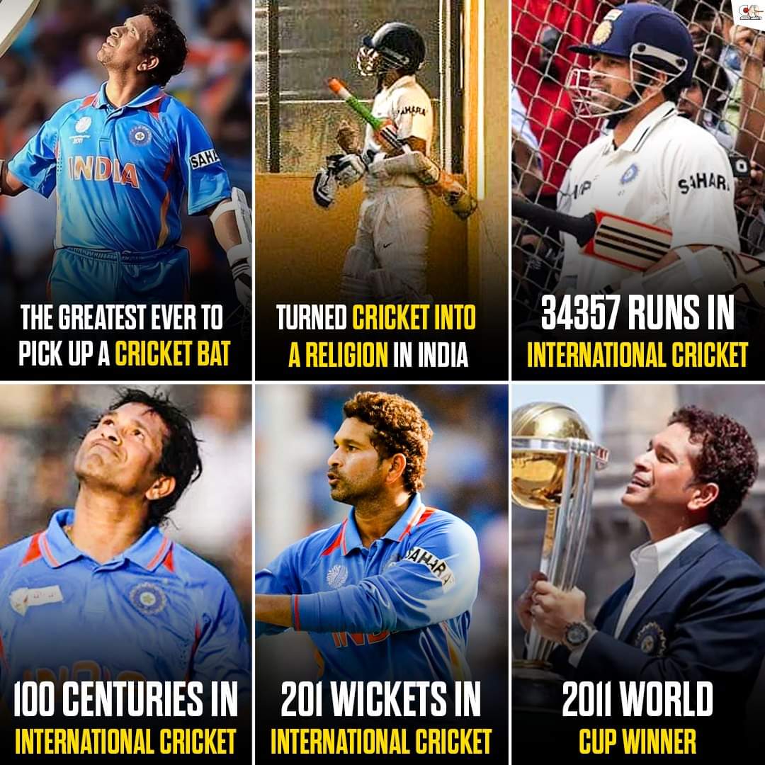 আজ বিশ্ব ক্রিকেটের মহাগুরুর আবির্ভাব দিবস 
Happy Birthday <a href="/sachin_rt/">Sachin Tendulkar</a> The Billions Dreams.
স্বপ্নেরা বেঁচে থাকে তো তোমারই মাঝে।
ক্রিকেট তোমাকে প্রণাম জানায় 🙏
#HappyBirthdaySachin