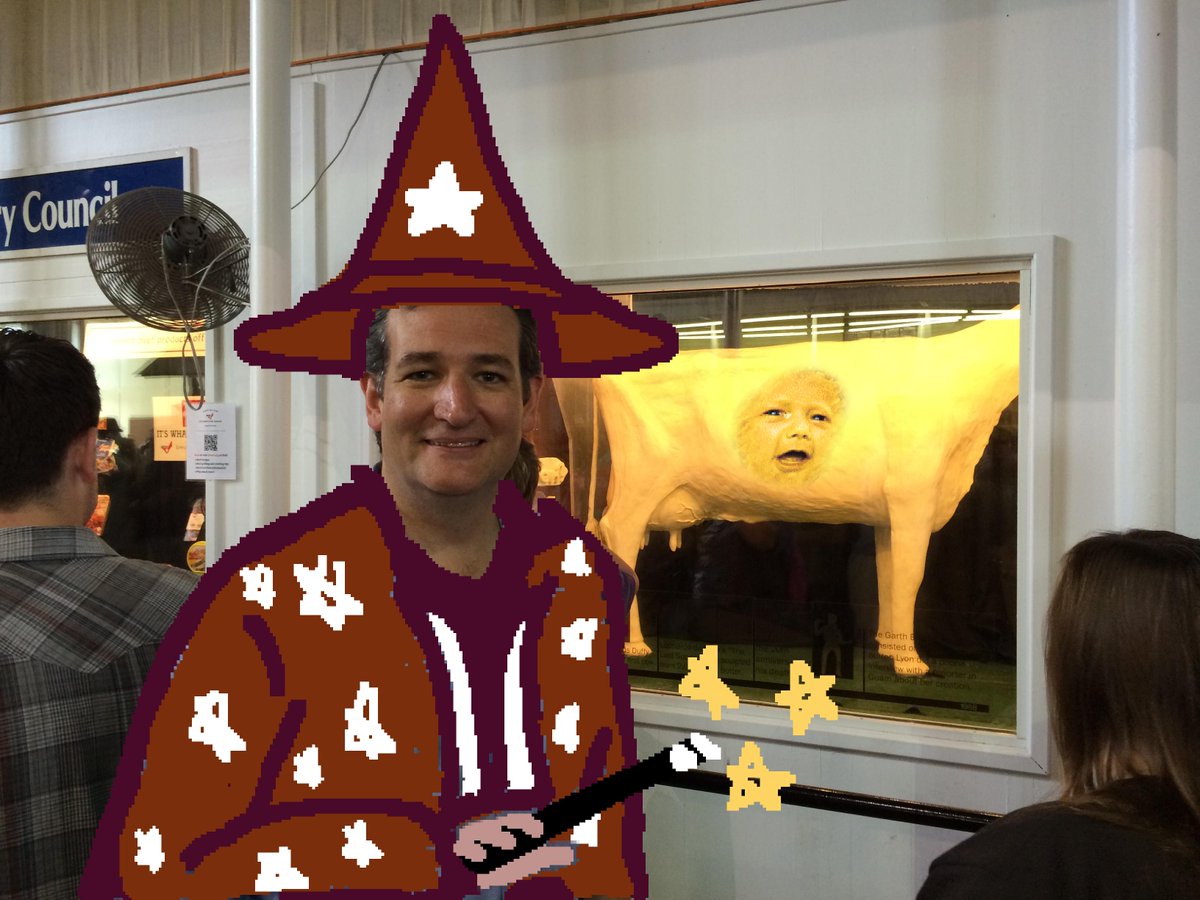Wow. A cow made of $CLUMP.