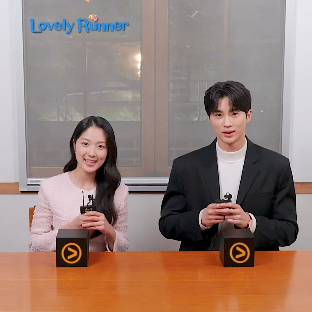 love_kimhyeyoon's tweet photo. 🎥| viumalaysia and viu_th's instagram update with Kim Hyeyoon and Byeon Wooseok 😍✧  

#KimHyeYoon #ByeonWooSeok 
#LovelyRunner https://t.co/u8sQKeqC4E