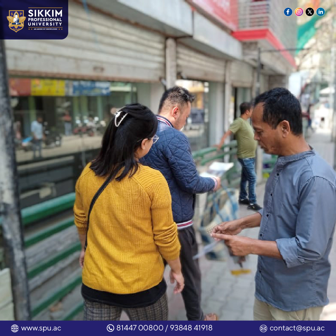 SPUSikkim's tweet image. Join us at Sikkim Professional University! Admission open for 2024. Grab your chance! Calendars and pamphlets distribution underway. Explore exciting opportunities with us. Enroll now and embark on your journey towards excellence.
#admissioncampaign #spugangtok #pgprogramme