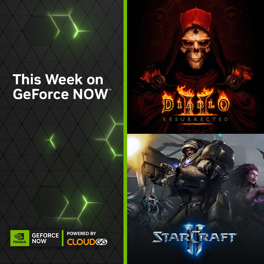 Head into battle this #GFNThursday. 💥
Further support for @battlenet titles arrives including @StarCraft Remastered & StarCraft II + @Diablo II & III.
More 👉cloud.gg/blog?p=this-we…