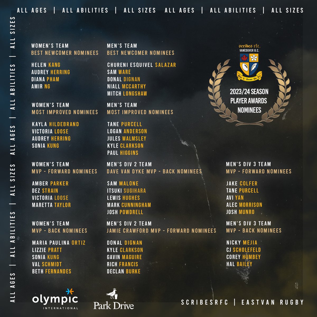 ScribesRFC's tweet photo. Are you eager to find out who will be the winners in each category? Join us at the 2023/24 Scribes Banquet Award Night on May 25th!

Secure your tickets for your spot(s) by sending the fee to scribesrfc.accnt@gmail.com. We look forward to seeing you at the banquet! https://t.co/vl9NLpJkAQ