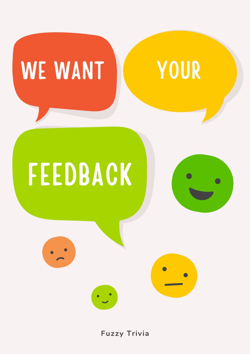 fuzzzytrivia's tweet photo. 📣 Your opinion matters! 📝 Help us make Fuzzy Trivia even better by sharing your feedback! 🌟 Whether it's suggestions, comments, or ideas, we want to hear from you! 🚀 Reply with your thoughts and let's make Fuzzy Trivia the ultimate trivia experience https://t.co/8XWWNAS9y9