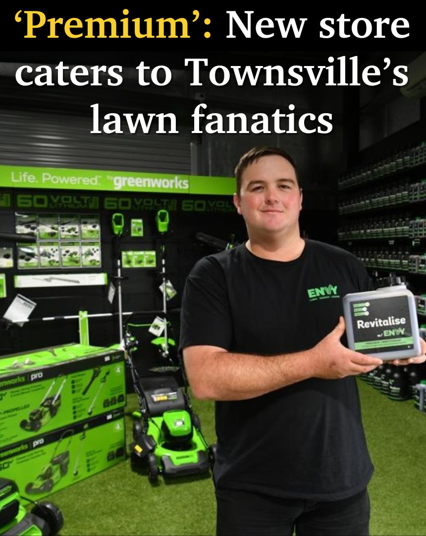 If you’re green with lawn envy, a Townsville business is taking lawn care to the next level with its newly-opened, immersive store. 🌱⛳ See where it is. ➡️ bit.ly/3WgD8jL