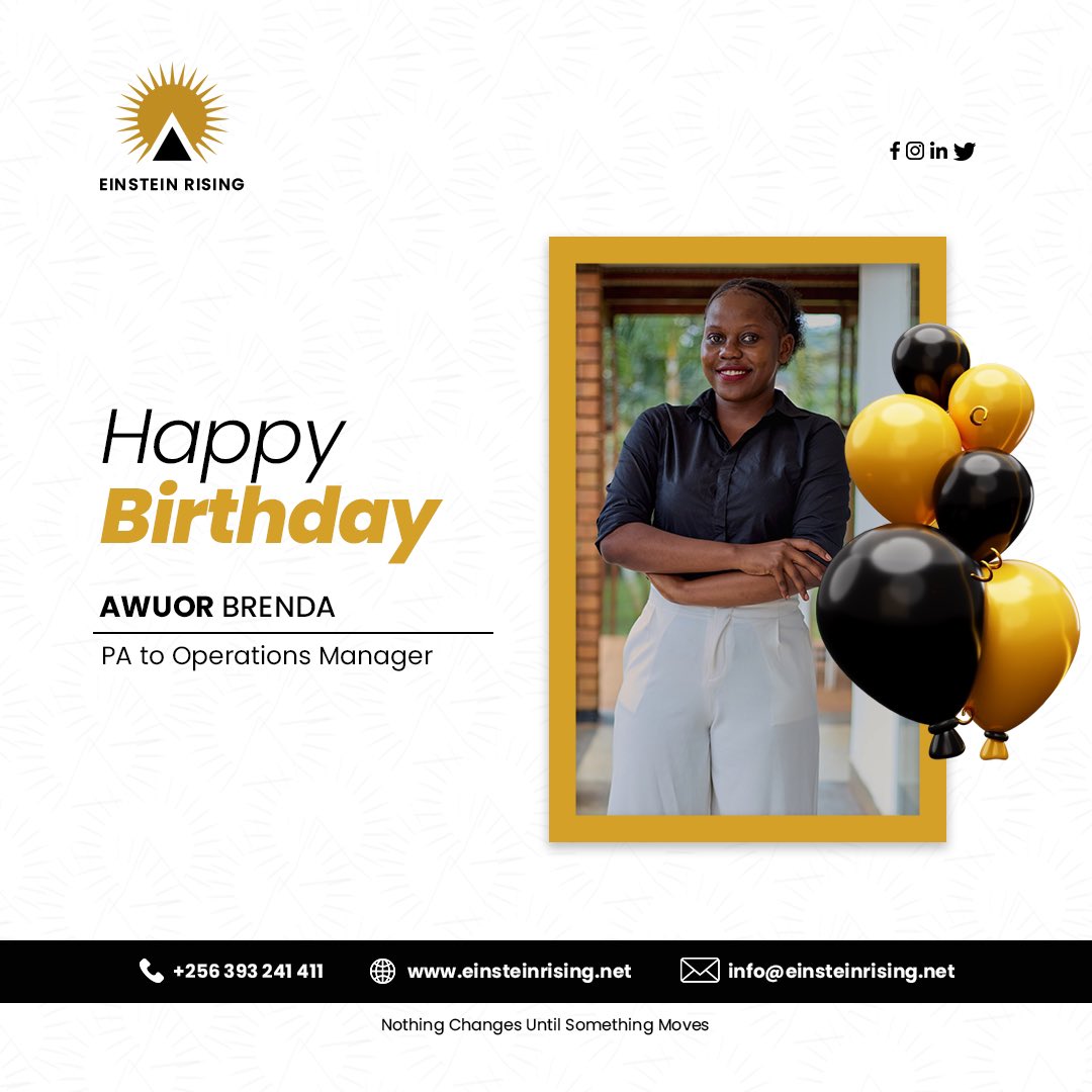 Warmest birthday wishes to our two productive team players, the Finance Associate and the PA to the Operations Manager! May this special day bring you joy, fulfillment, and abundant opportunities for personal and professional growth.