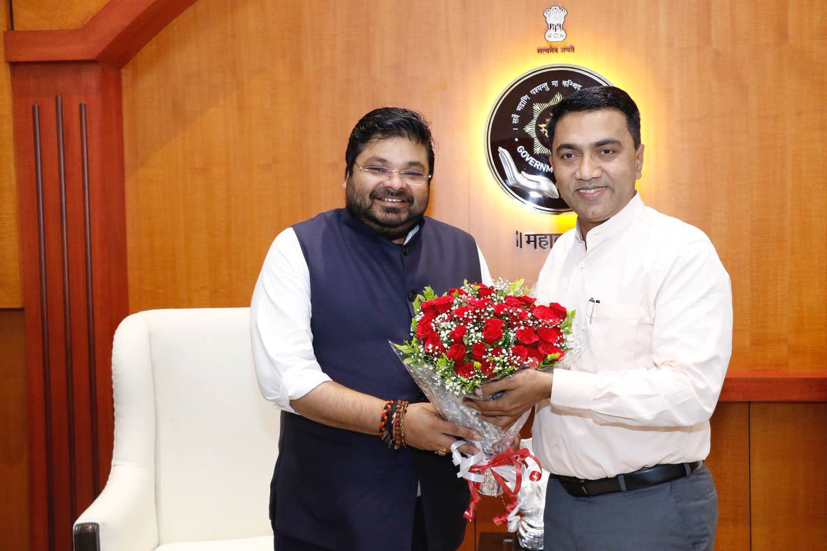 Sending warm wishes to Goa Chief Minister @DrPramodPSawant Ji on his birthday. Your youthful energy has been crucial in ensuring that the good governance provided by the Modi government reaches every household in Goa. I pray to God for your good health to continue serving the…