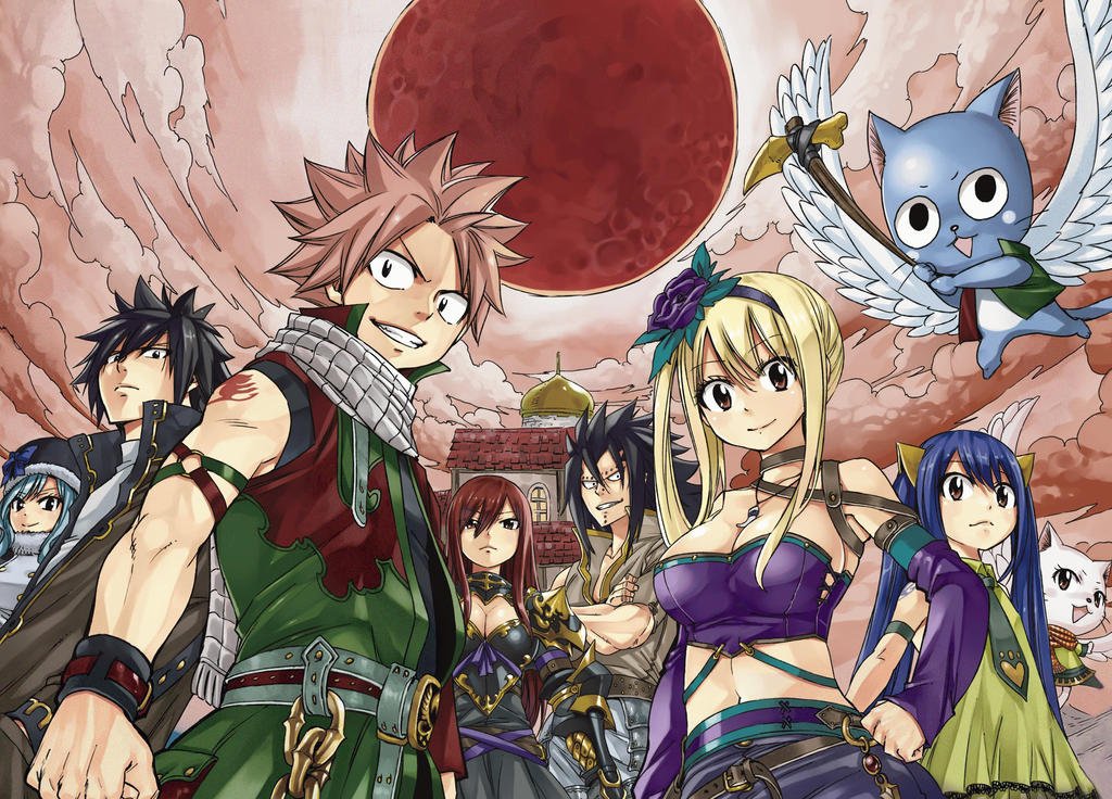 Every Fairy Tail wide colour spreads by Hiro Mashima  

Thread 🧵