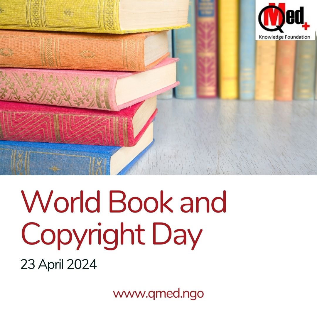QMedFoundation's tweet photo. Happy World Book and Copyright Day! 📚
Let's celebrate the amazing world of books and the people who create them.
Remember to respect authors' rights so they can keep bringing us great learning.

#worldbookandcopyrightday #SupportAuthors #CopyrightDay #literaturewriting https://t.co/UWUxn8zkzq