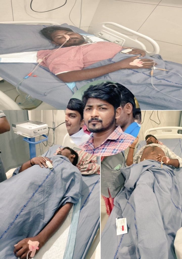 Activist_Lavan's tweet photo. Dear Ram Anna @KTRBRS @BRSparty 
He belongs to my native place DORNAKAL TOWN. 
Suffering with liver disease.
Admitted in khammam but can't afford  for the treatment .
Kindly help Anna. https://t.co/uYcaMNIyV8