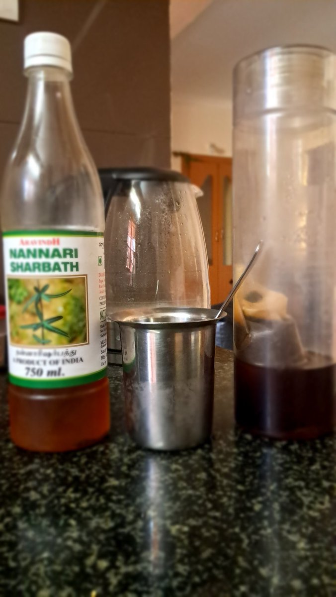 Today's experiment is Nannari -cold brew coffee ☕ combo. Actually awesome! Liking it much better than yesterday's guava crush combo.