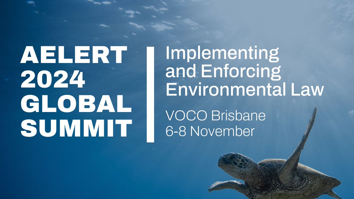 Just two more days until the 2024 Global Summit on Implementing and Enforcing Environmental Law event website is live - along with the release of discounted early bird tickets! 

Subscribe to the 2024 Global Summit mailing list now bit.ly/3PhXmoK

#2024GlobalSummit
