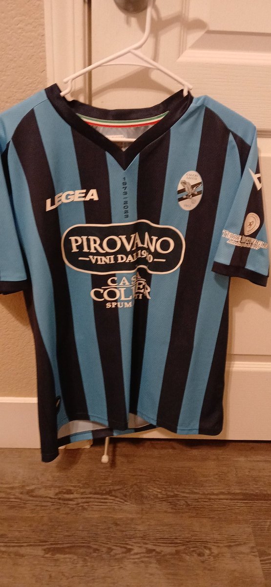 1. Lecco 2023/24: 🇮🇹 I got this on my last trip to Italy. It was the only one they had left and was I happy to get it. It probably would be my only chance to get their Serie B kit.