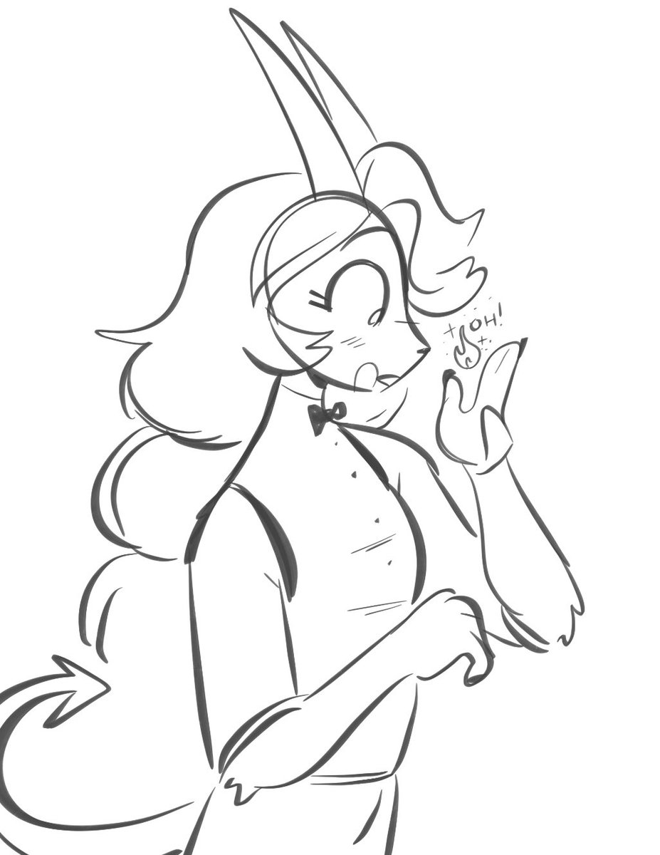 quick Charlie doodle in between overwatch matches…. Hehe #HazbinHotel