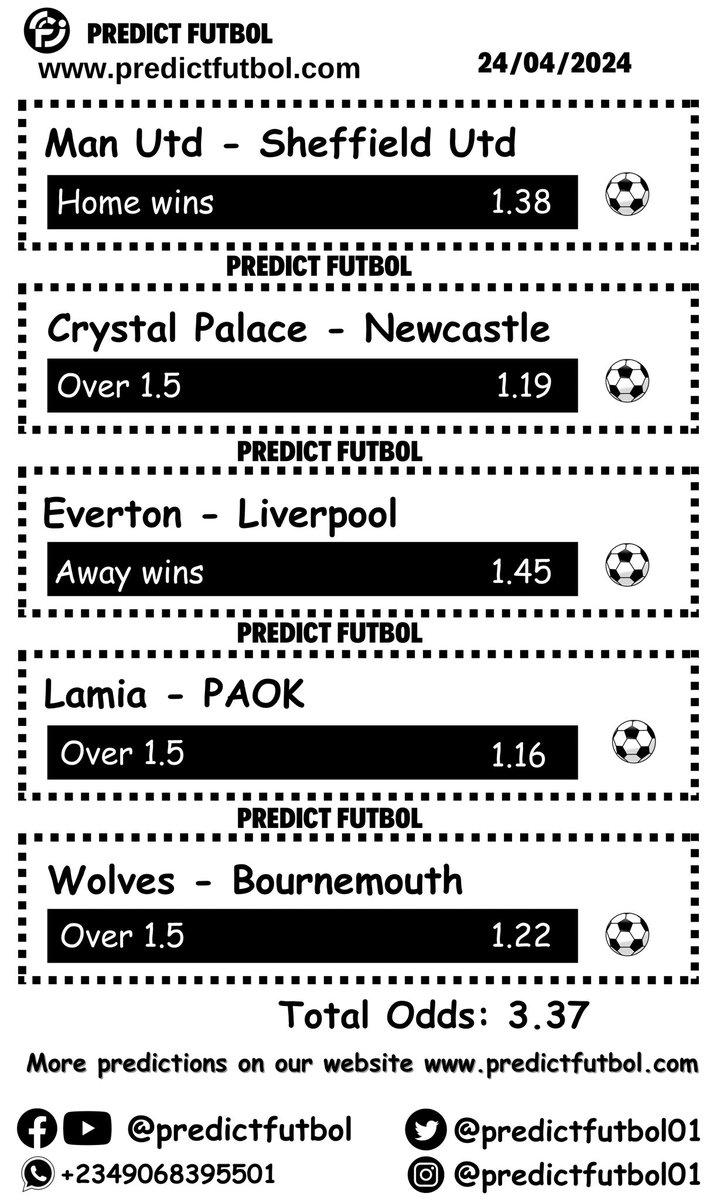 3.37 Odds ✅ Join our telegram channel here 👇 t.me/+qX19A96gtRsyN…