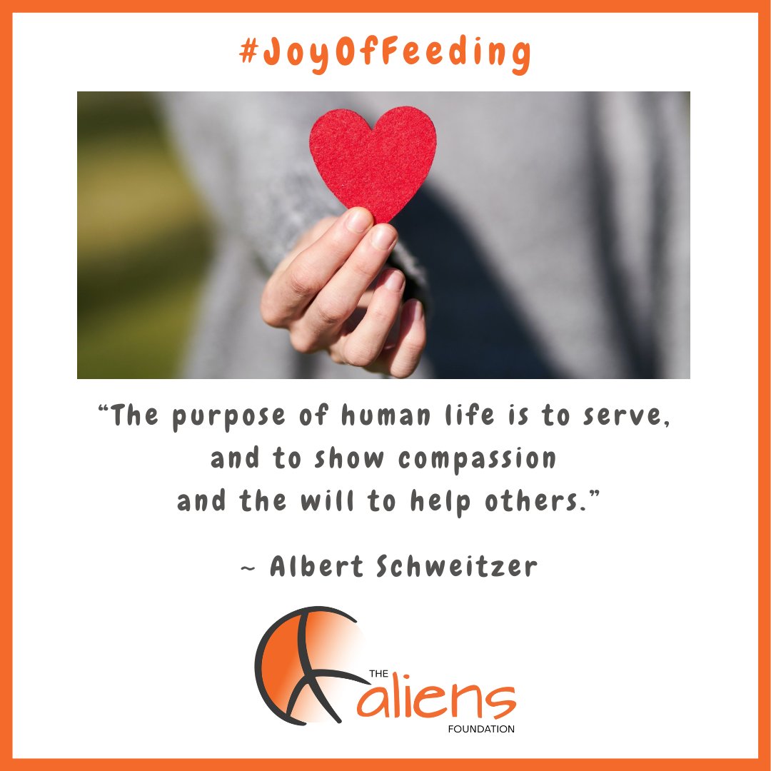 “The purpose of human life is to serve, and to show compassion and the will to help others.”

#TheAliensAngels #AliensAngels #TheAliensFoundation #JoyOfFeeding #Pune #India #Food #Hunger #kind #kindness #words #wordsmatter #wordstoliveby #bekind #kindnessmatters