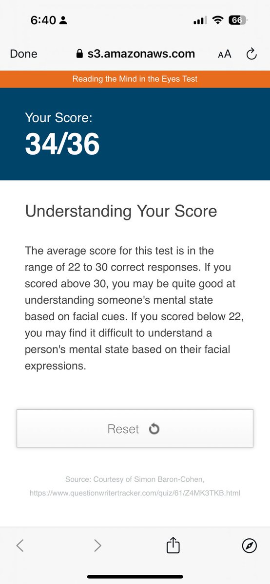 The fact that you are all doing so poorly on this quiz makes me think that maybe TikTok is right and you actually all might be autistic