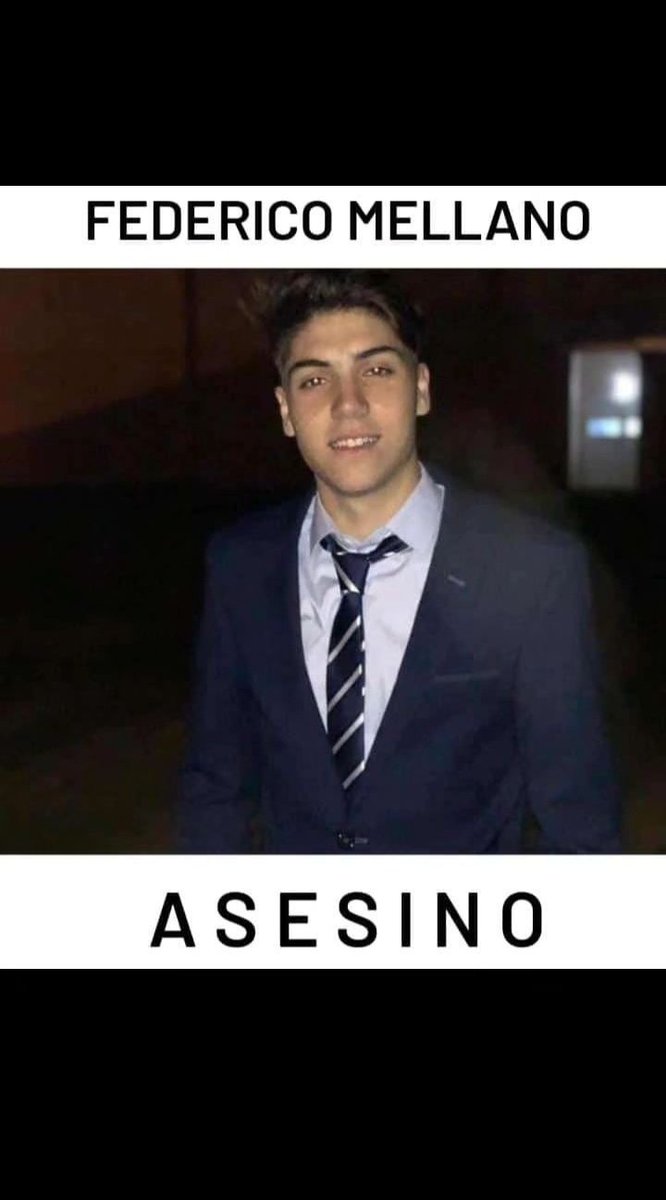 Que está cara recorra el país , que no tenga descanso como no lo tienen los familiares de Jesús, que tenga el corazon roto como lo tiene el pueblo y que no pueda volver a pisar una calle por ASESINO #JusticiaXJesus #quelaplatanogane