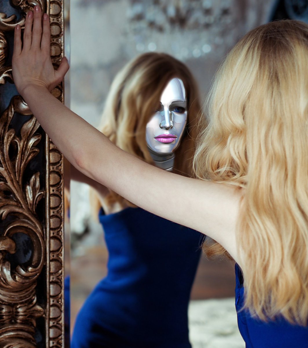 Don’t go by the beautiful image you see in the #mirror: it is only virtual. Your real image is in the eyes of the onlooker. 
If virtual cannot be real, there can be no virtual reality! Or can there??

#vss365 #WritingCommunity #veryshortstory
Pic by #noname_13