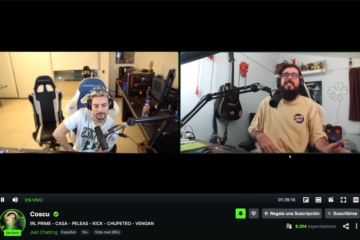 CristianAyalaPh's tweet image. APOYO @Martinpdisalvo @DuendeGaming se pica la comunidad en @KickEspanol @KickStreaming #Kick #KickArgentina #Coscu #CoscuArmy