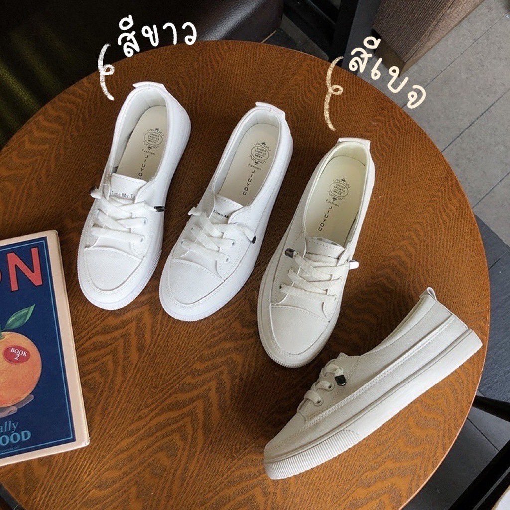 kk_pik's tweet photo. Chaichaishop💥พร้อมส่ง💥รองเท้าผ้าใบผู้หญิง รองเท้าผ้าใบสีขาว ♡สไตล์ 𝙆𝙚𝙙𝙨♡ ใส่สบาย🫶🏻 มินิมอล แมทช์ง่าย👟  สีเบจ/ขาว น่ารัก

พิกัด📌
📌Sʜᴏᴘᴇᴇ : https://t.co/4OdB15MNfp
📌 ʟᴀᴢᴀᴅᴀ: https://t.co/wANOuDk4L9

#รองเท้��ผ้าใบ #รองเท้าผู้หญิง #บอกต่อของดี #ช้อปปี้ #ลาซาด้า https://t.co/Iva0BMdJlB
