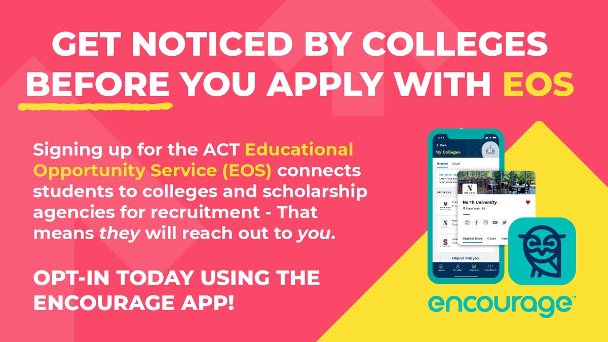 Let colleges find you! 🎓 Showcase your unique skills and start your journey to higher education today: bit.ly/3Ufkhms