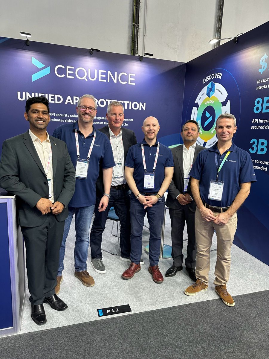 cequenceai's tweet photo. 🕺 Rocking it in Dubai at #GISEC2024!

Swing by Stand #P12, Hall 8, to learn how to protect what connects you and your organization. Our #API and #BotSecurity experts are here until April 25.

🗓️ Schedule a meeting with the team for more on #APIProtection: https://t.co/dzVQqMVfjo https://t.co/XTVaRJKoE4
