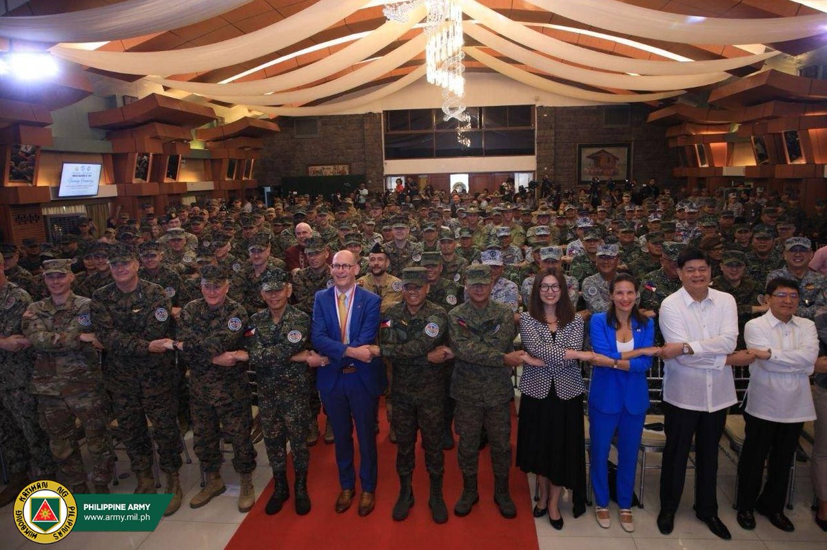 The Philippine Army joined in the opening ceremony of Philippines-United States Combined Exercise 'Balikatan' on April 22, 2024 at General Headquarters AFP, Camp Aguinaldo, Quezon City. Photos by SSg Lopez