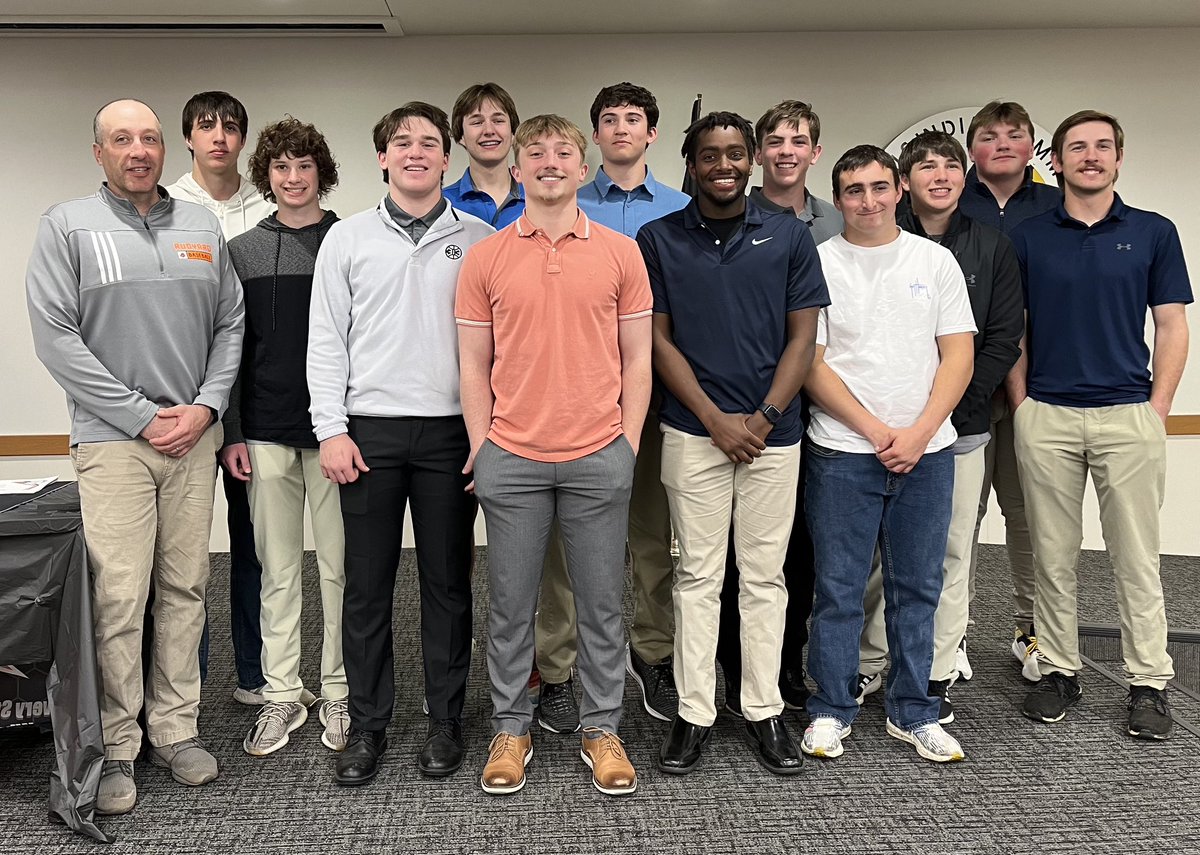 2024 Scholatic Achievement Council Banquet. Proud of the effort these boys put in all school year on the court, on the field, in the weightroom and most importantly in the classroom! 12 of our 16 players were able to attend tonight! Nice job fellas! #STUDENTAthlete