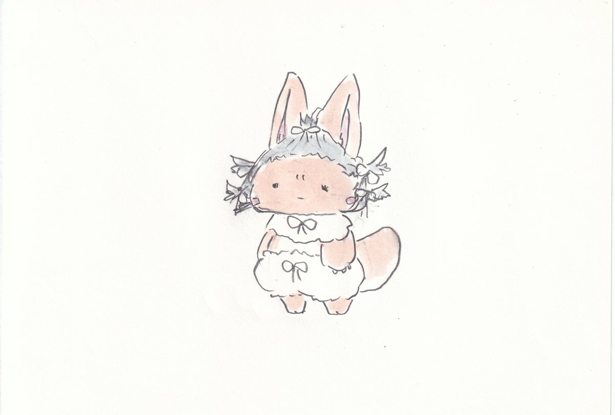 「髪いっぱい結ばれたんなちゃん。#イラスト #メイドインアビス 」|けだまのイラスト